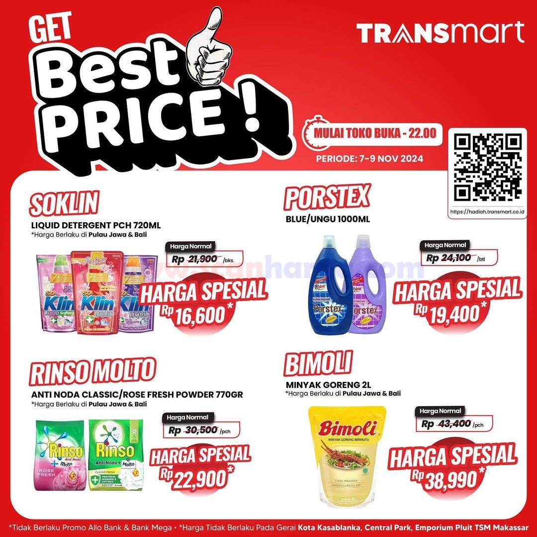 Promo JSM Transmart Weekend 7 - 9 November 2024