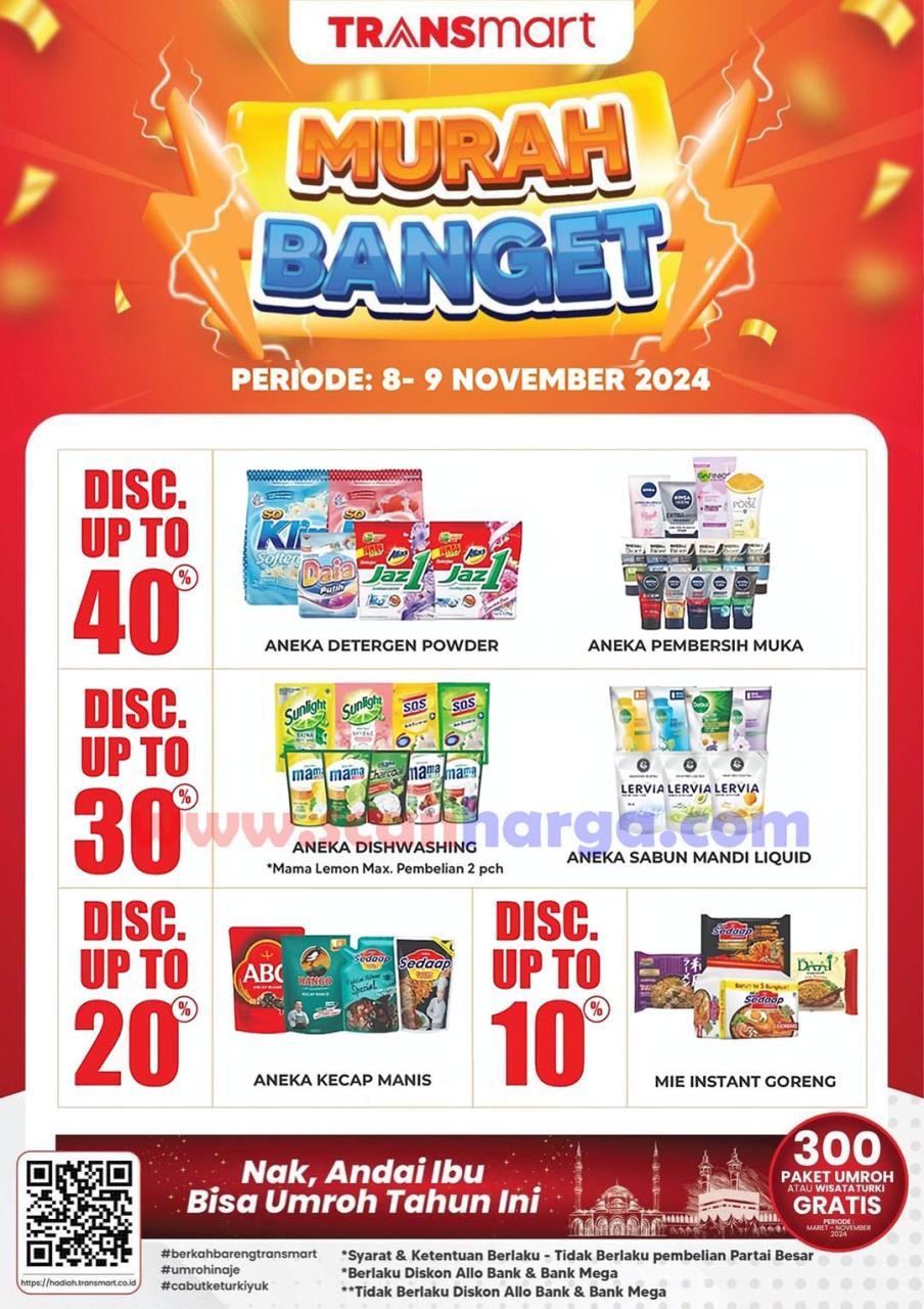 Promo JSM Transmart Weekend 8 - 9 November 2024