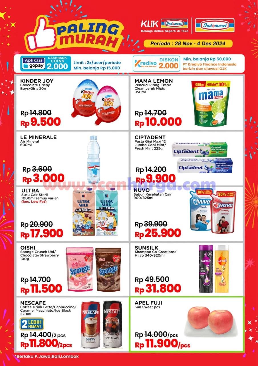 Promo PTW Indomaret 28 November - 4 Desember 2024