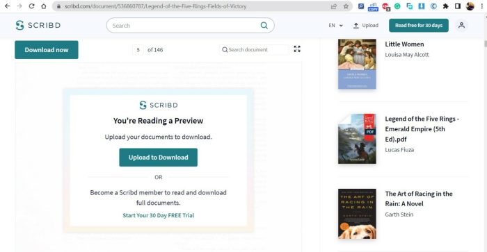 Cara membuka scribd