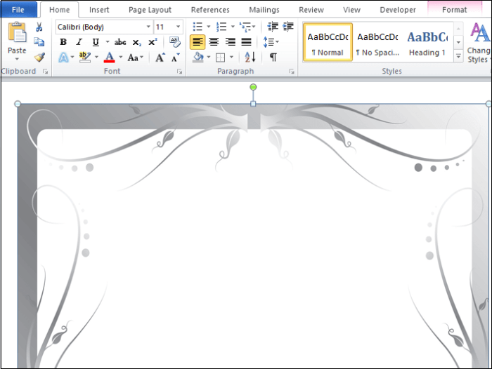 Cara menampilkan garis tepi di word