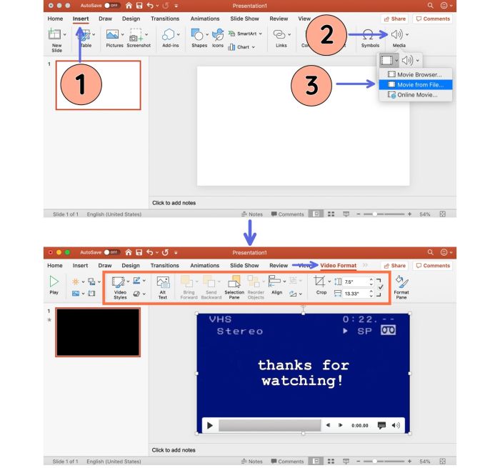 Cara menambahkan video di ppt