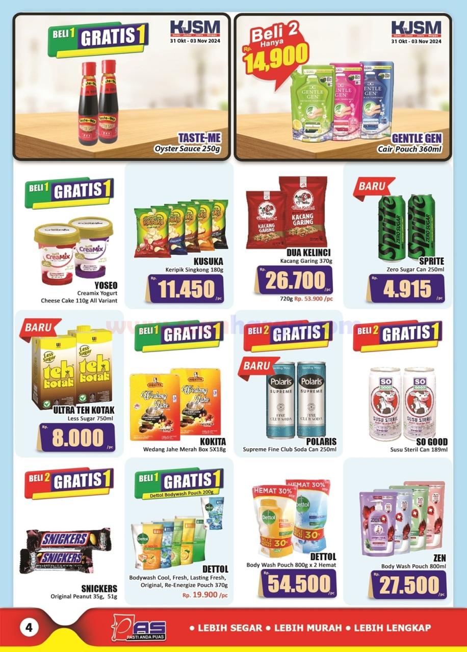 Katalog Promo Hari Hari Swalayan 1 - 15 November 2024 4