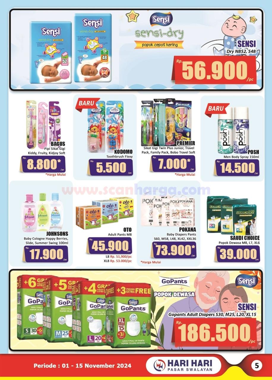 Katalog Promo Hari Hari Swalayan 1 - 15 November 2024 5