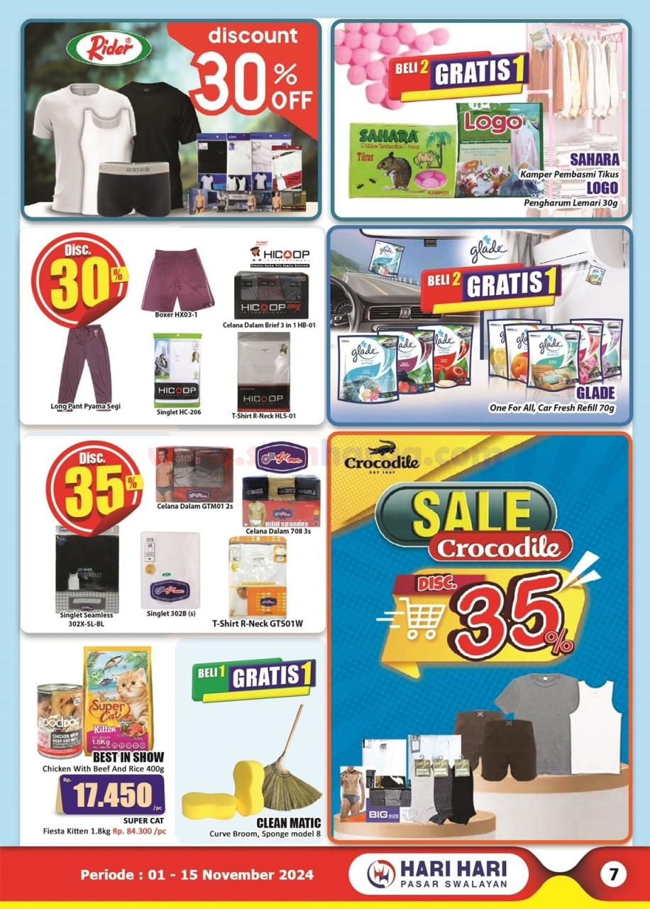 Katalog Promo Hari Hari Swalayan 1 - 15 November 2024 7