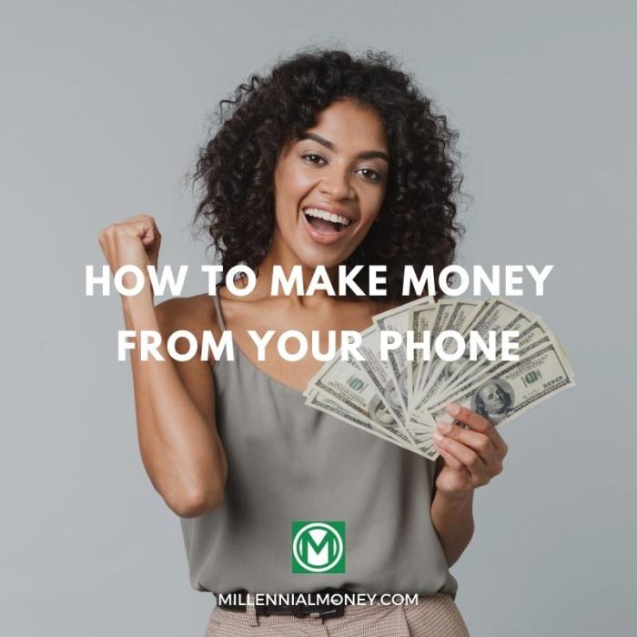 Money make using smartphone ways