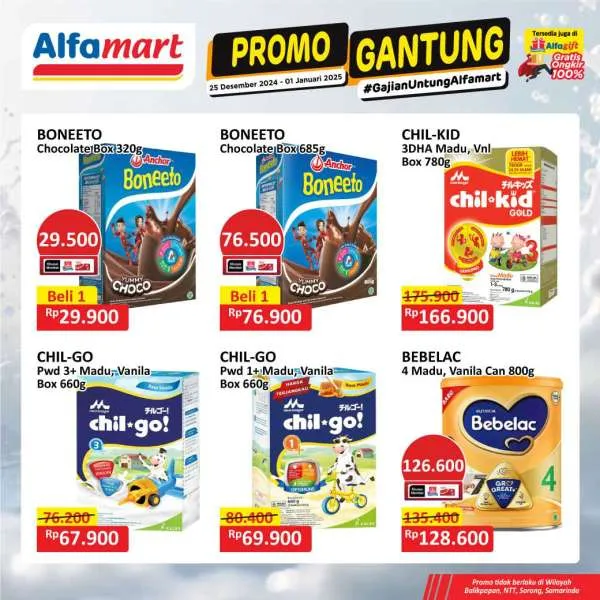 Promo Alfamart Gantung Periode 25 Desember 2024-1 Januari 2025