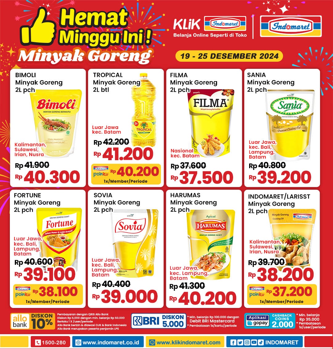 Promo Indomaret Minyak Murah Periode 19-25 Desember 2024