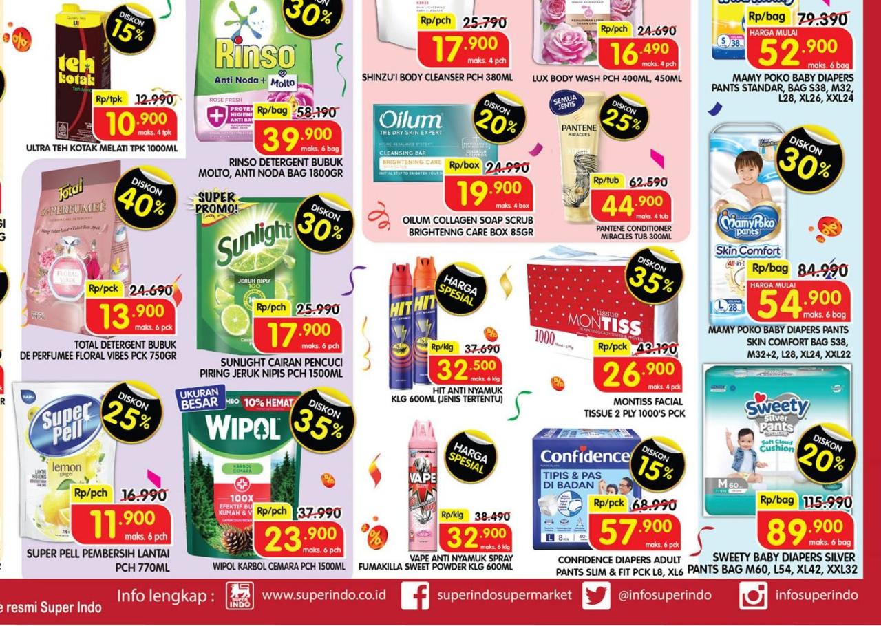 Promo Superindo Weekday 16-19 Desember 2024