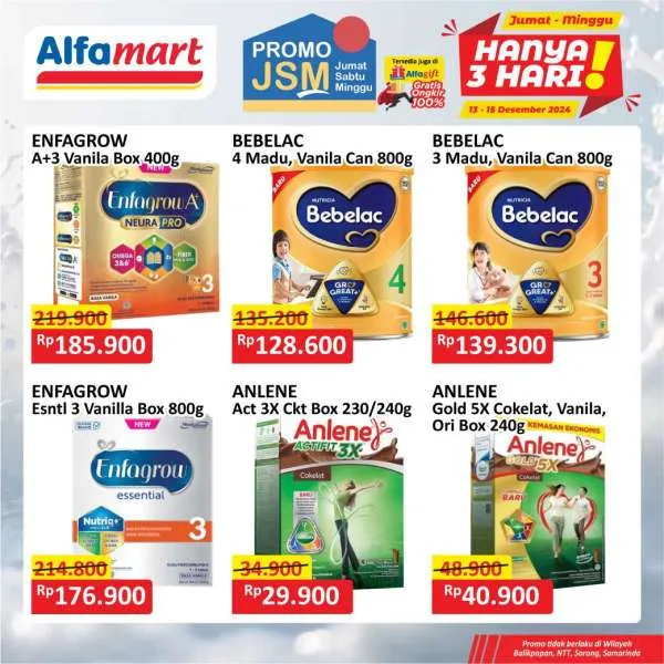 Promo JSM Alfamart Periode 13-15 Desember 2024