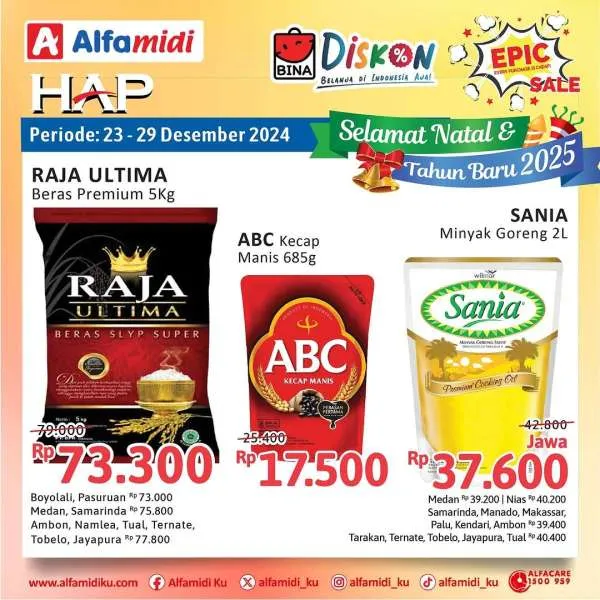 Promo Alfamidi Hemat Satu Pekan Periode 23-29 Desember 2024