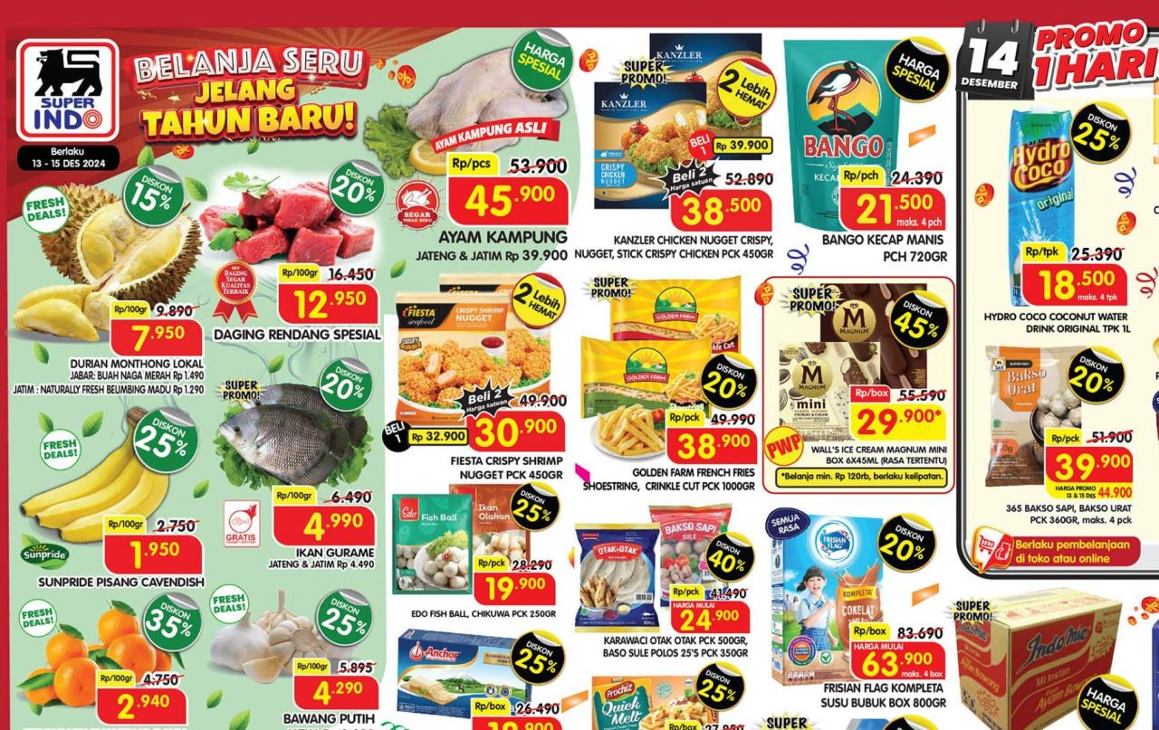 Promo JSM Superindo Weekend 13-15 Desember 2024