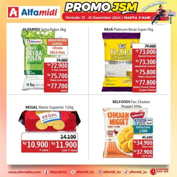 Promo JSM Alfamidi Periode 13-15 Desember 2024