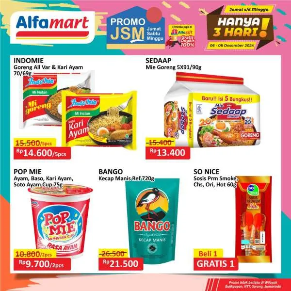 Promo JSM Alfamart Periode 6-8 Desember 2024