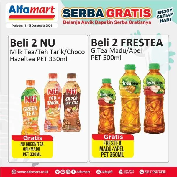 Promo Alfamart Serba Gratis Periode 16-31 Desember 2024