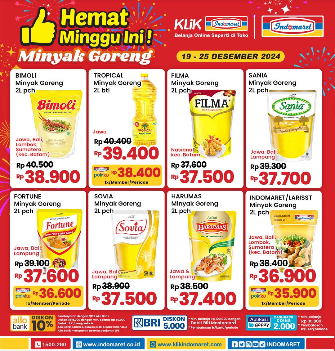 Promo Indomaret Minyak Murah Periode 19-25 Desember 2024