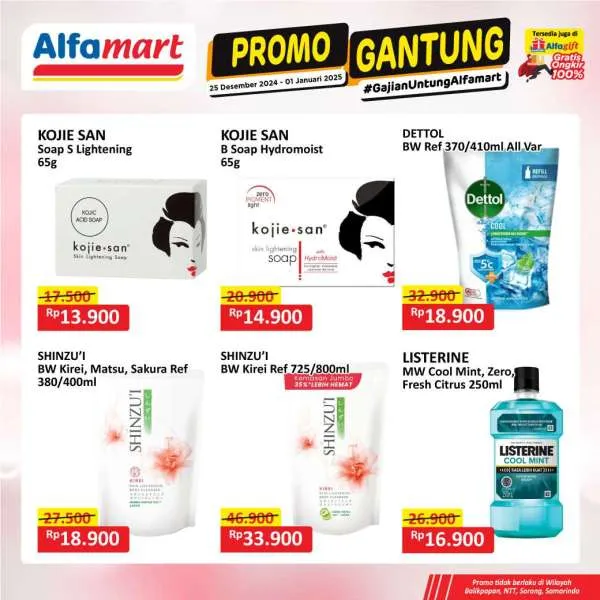 Promo Alfamart Gantung Periode 25 Desember 2024-1 Januari 2025