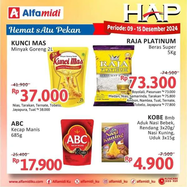 Promo Alfamidi Hemat Satu Pekan Periode 9-15 Desember 2024