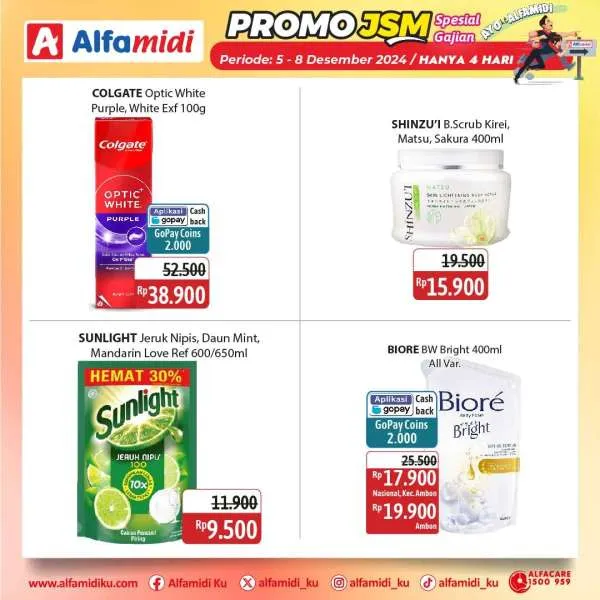 Promo JSM Alfamidi Hanya 4 Hari Periode 5-8 Desember 2024