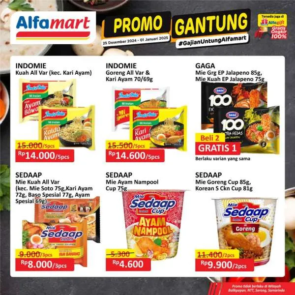 Promo Alfamart Gantung Periode 25 Desember 2024-1 Januari 2025