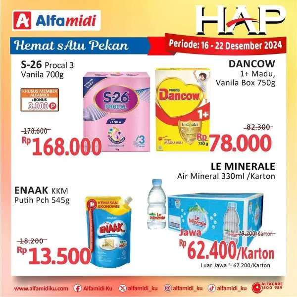 Promo Alfamidi Hemat Satu Pekan Periode 16-22 Desember 2024