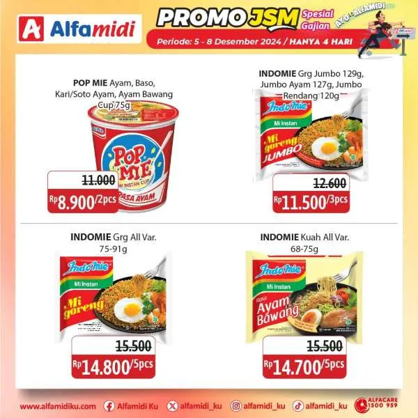 Promo JSM Alfamidi Hanya 4 Hari Periode 5-8 Desember 2024