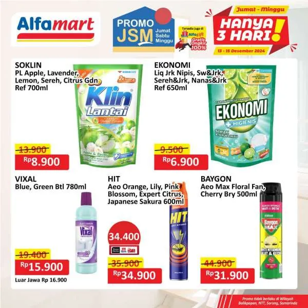 Promo JSM Alfamart Periode 13-15 Desember 2024