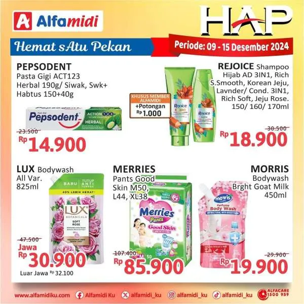 Promo Alfamidi Hemat Satu Pekan Periode 9-15 Desember 2024