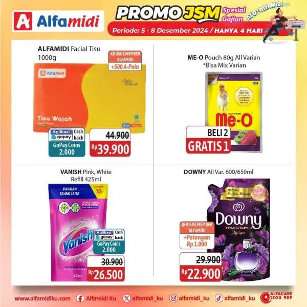 Promo JSM Alfamidi Hanya 4 Hari Periode 5-8 Desember 2024