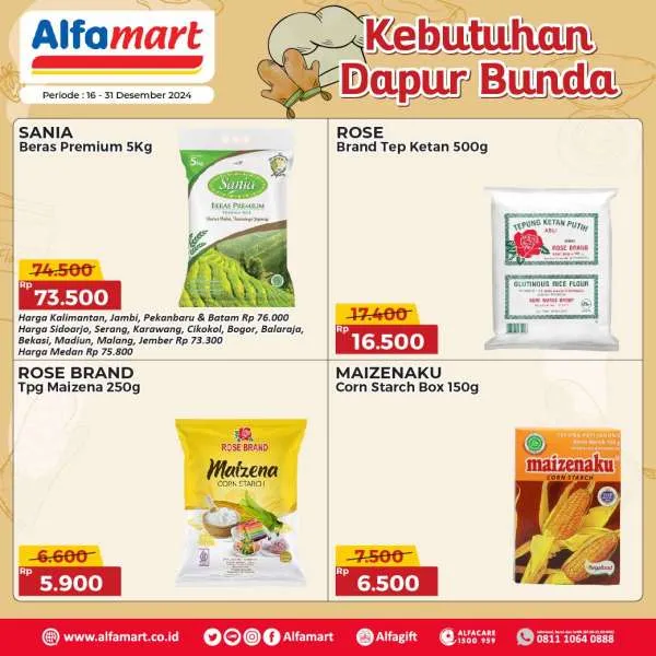 Promo Alfamart Kebutuhan Dapur Periode 16-31 Desember 2024