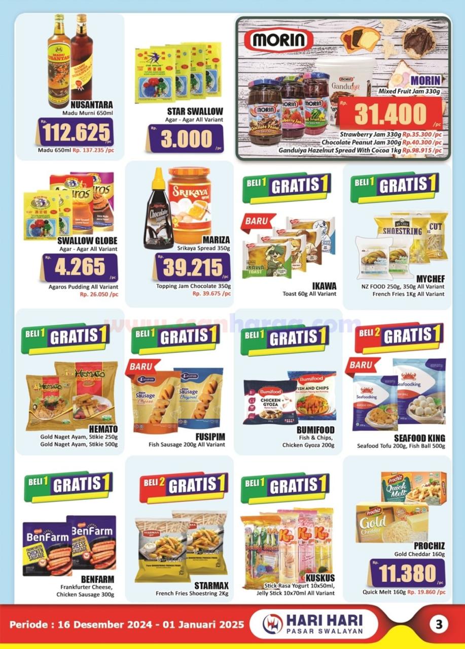 Katalog Promo Hari Hari Swalayan 16 Desember 2024 - 1 Januari 2025 3