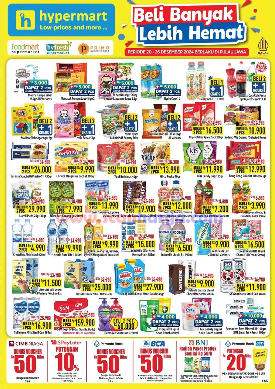 Katalog Promo Hypermart Weekday 24 - 26 Desember 2024 3