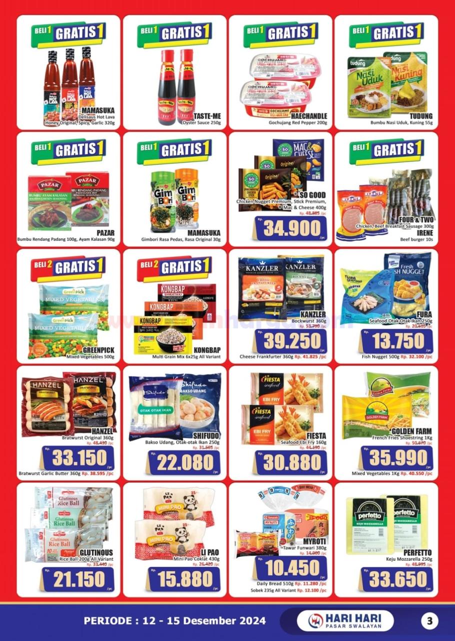 Katalog Promo JSM Hari Hari Swalayan 12 - 15 Desember 2024 3