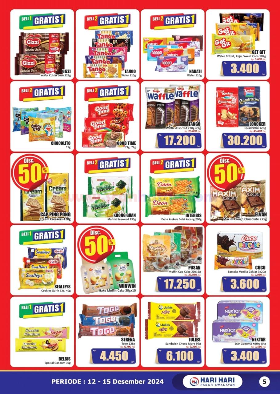 Katalog Promo JSM Hari Hari Swalayan 12 - 15 Desember 2024 5