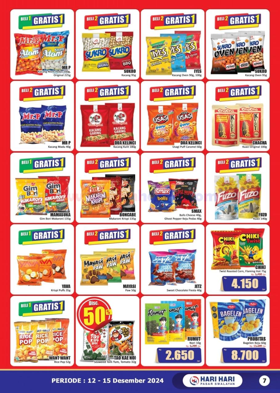 Katalog Promo JSM Hari Hari Swalayan 12 - 15 Desember 2024 7