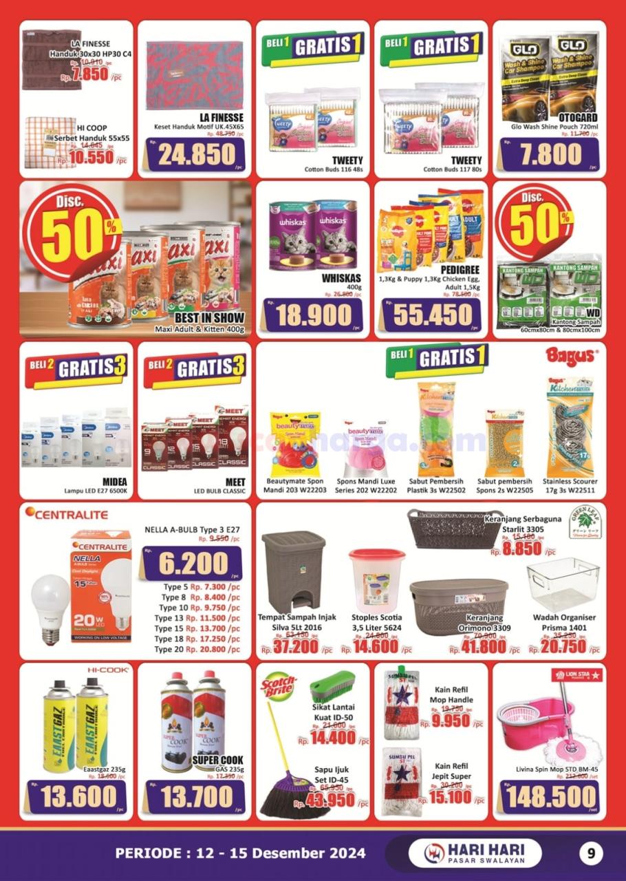 Katalog Promo JSM Hari Hari Swalayan 12 - 15 Desember 2024 9