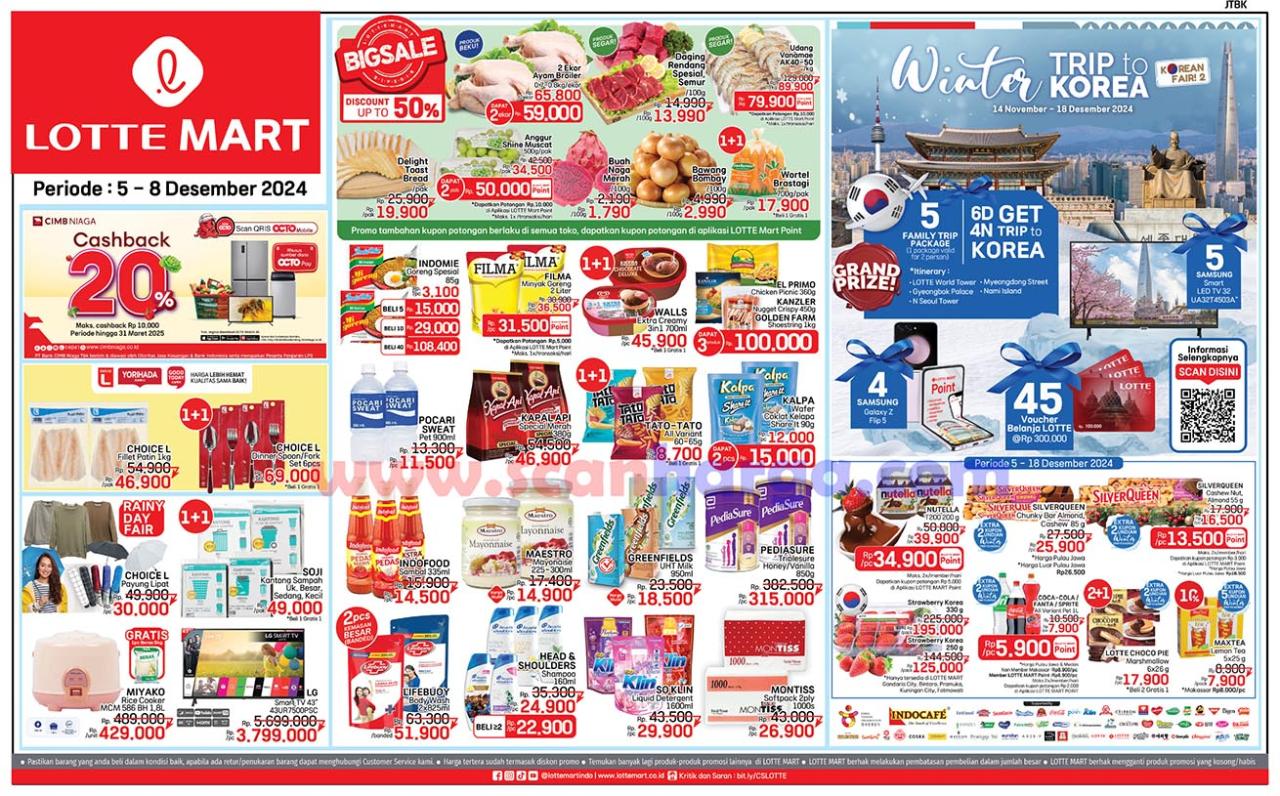 Katalog Promo JSM Lottemart Weekend Terbaru 5 - 8 Desember 2024