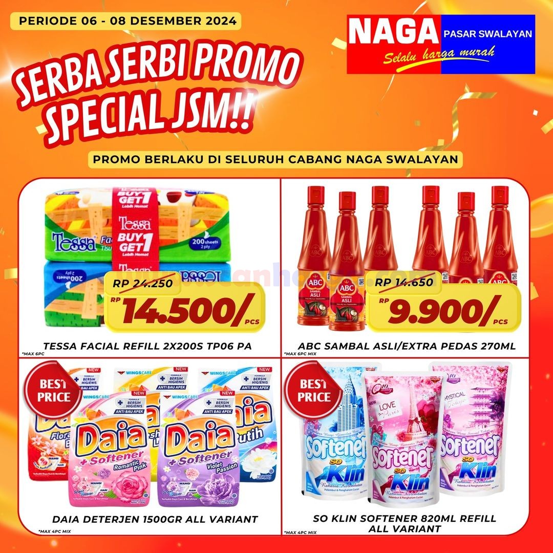 Katalog Promo JSM Naga Swalayan 6 - 8 Desember 2024 2