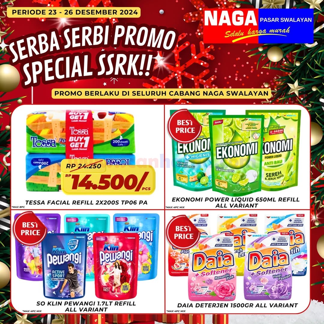 Katalog Promo Naga Swalayan Weekday 23 - 26 Desember 2024 3