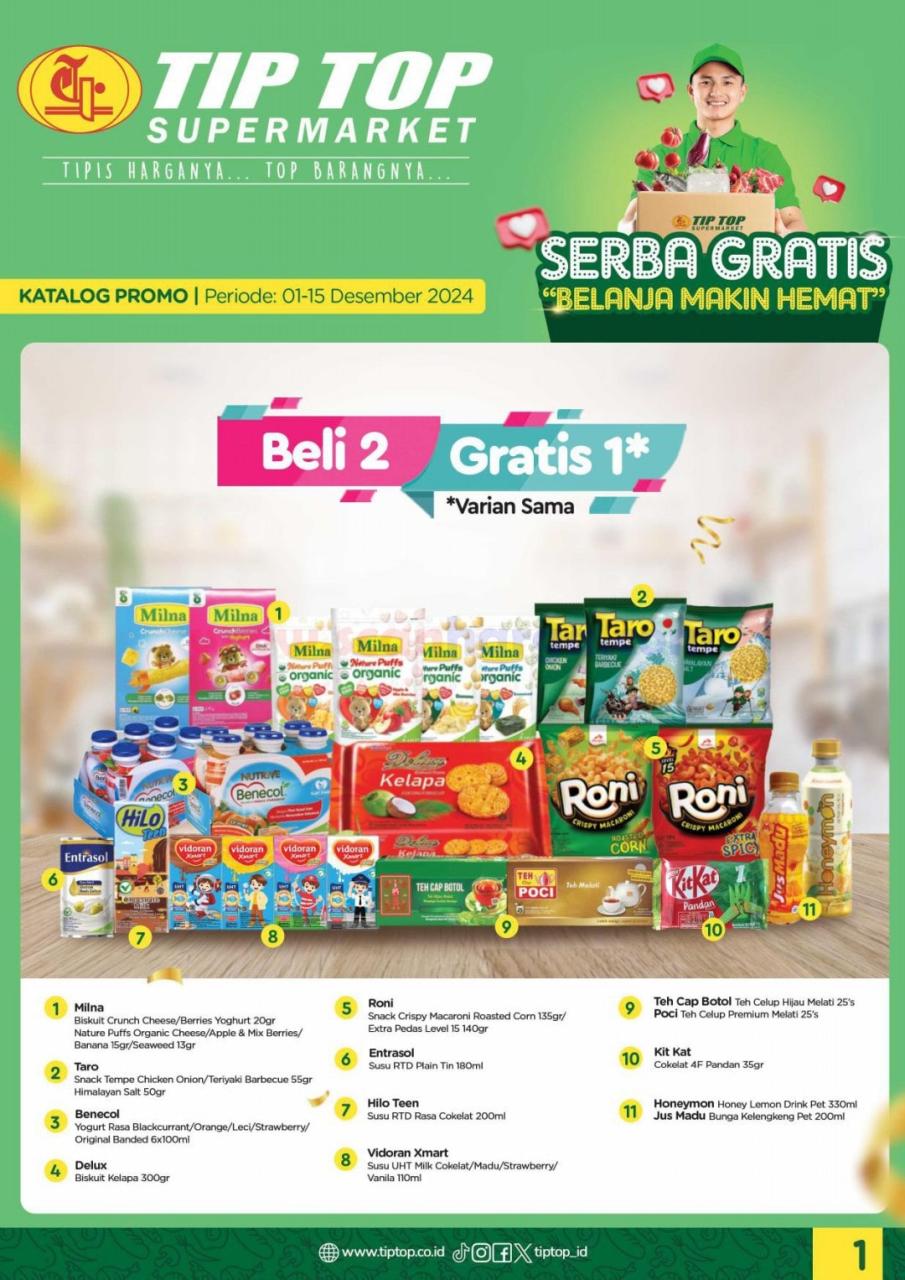 Katalog TIPTOP Promo TIP TOP Supermarket 1 - 15 Desember 2024