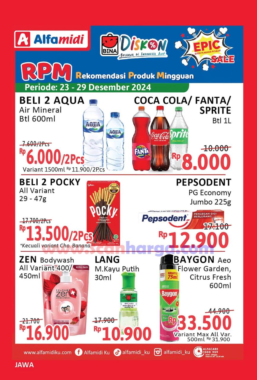 Promo ALFAMIDI RPM Periode 23 - 29 Desember 2024