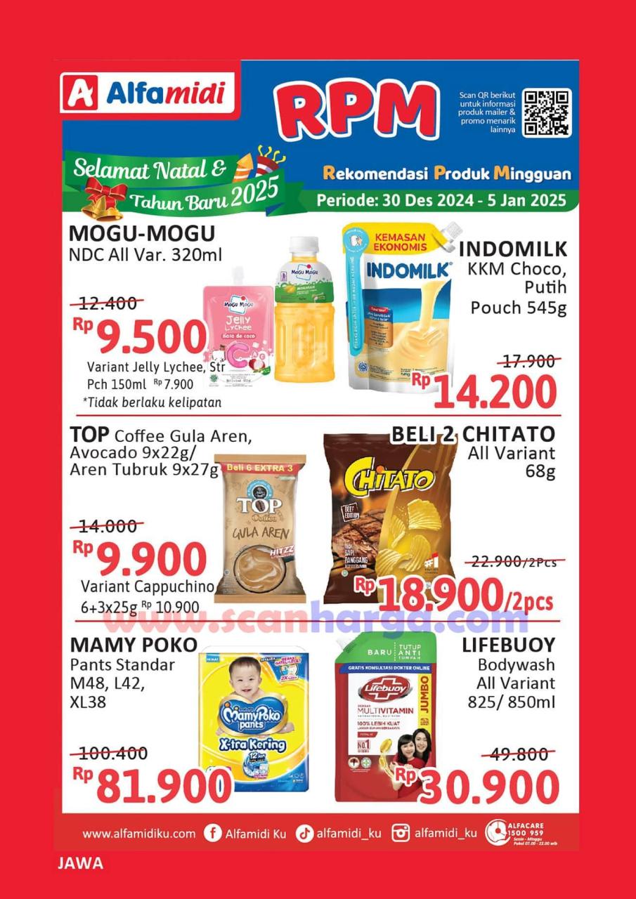 Promo ALFAMIDI RPM Periode 30 Desember 2024 - 5 Januari 2025