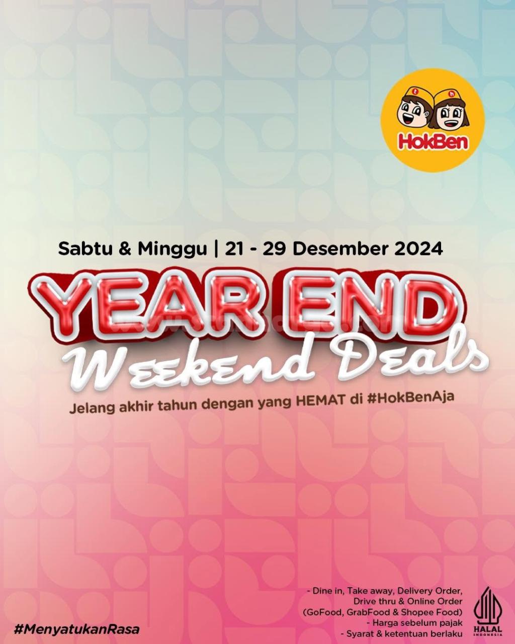 Promo HokBen Weekend Deals 4 Hoka Hemat jadi Rp. 100.000