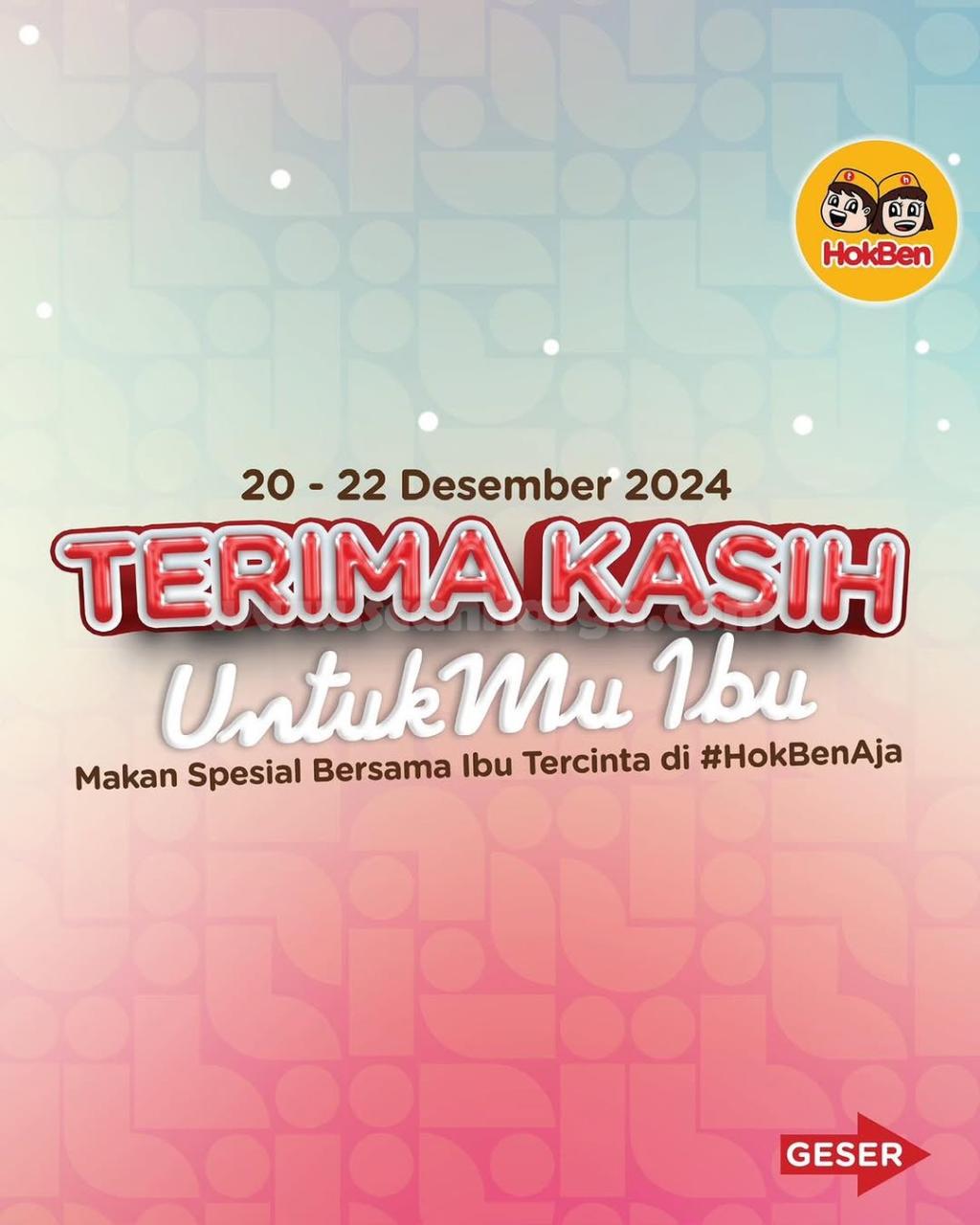 Promo Hokben Spesial Hari Ibu 20 - 22 Desember 2024