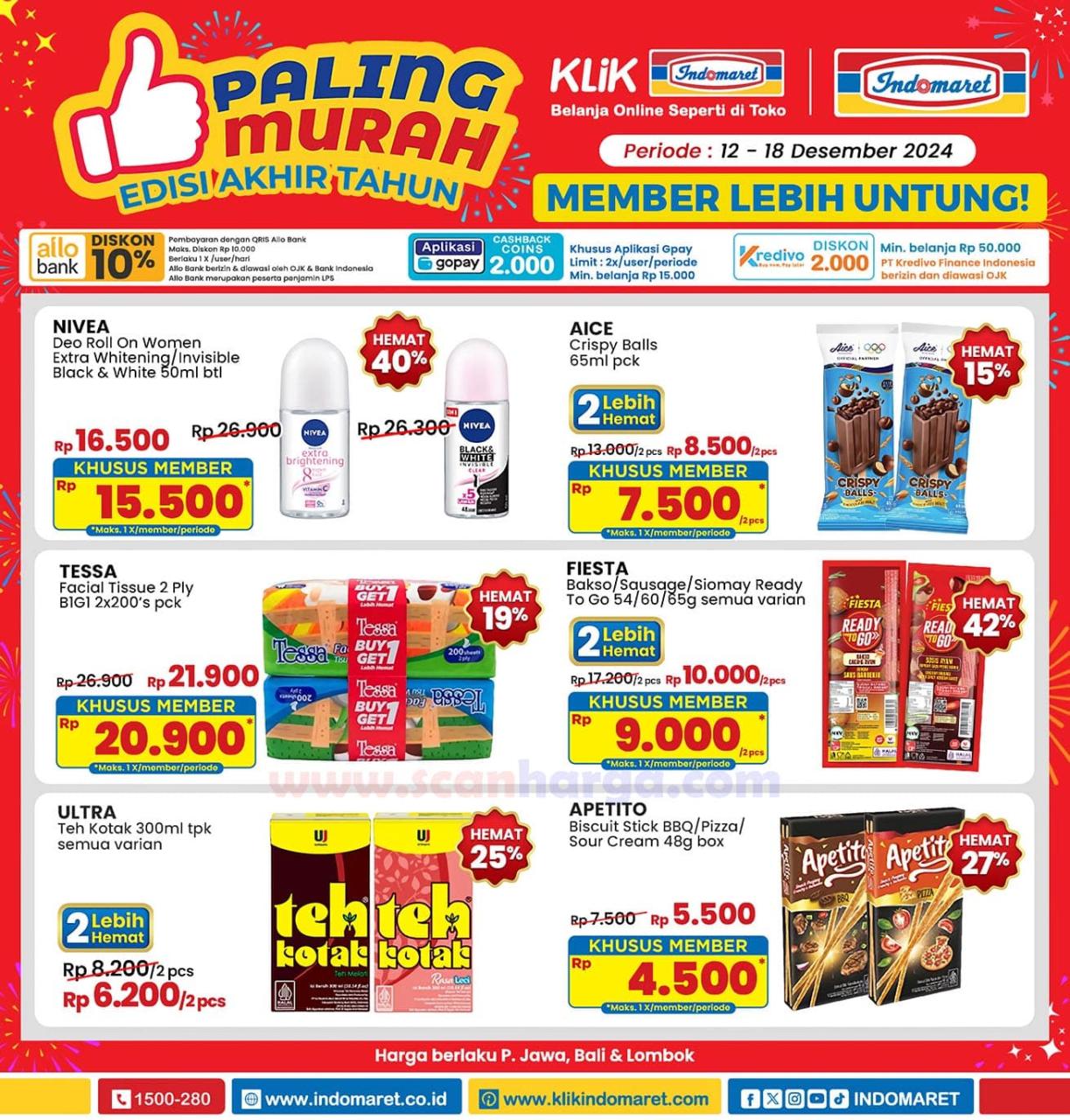 Promo Indomaret Paling Murah Periode 12 - 18 Desember 2024 2