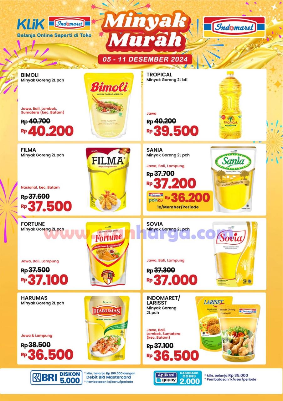 Promo Indomaret Semarak Minyak Murah 5 - 11 Desember 2024