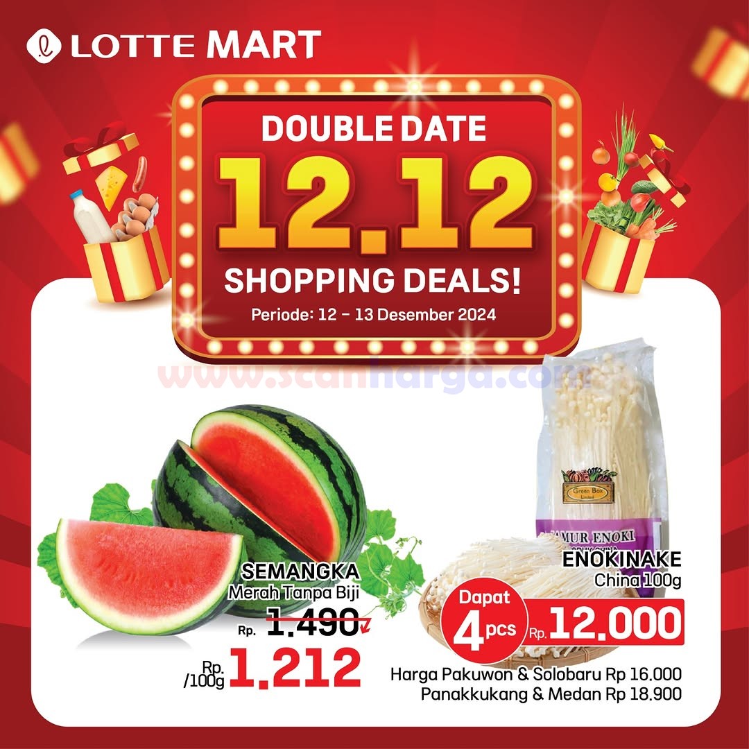 Promo LOTTEMART Double Date 12.12 Shopping Deals