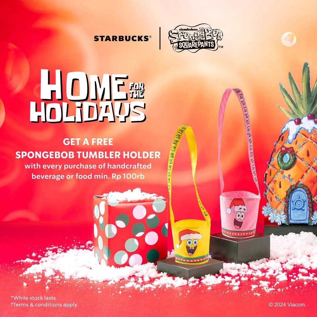 Promo STARBUCKS GRATIS Notebook SpongeBob SquarePants 2