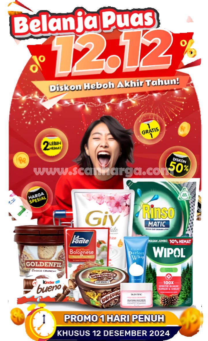 Promo Superindo 12.12 Diskon Heboh Akhir Tahun