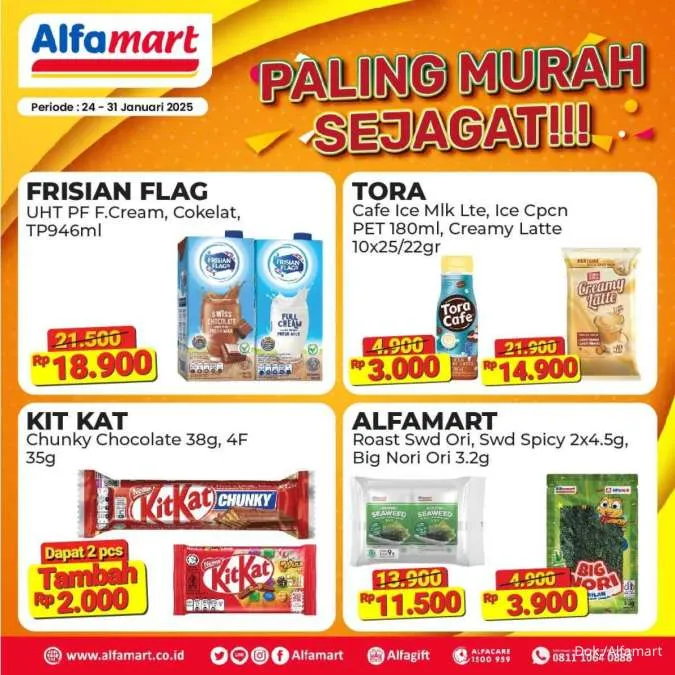 Promo Alfamart Paling Murah Sejagat Periode 24-31 Januari 2025